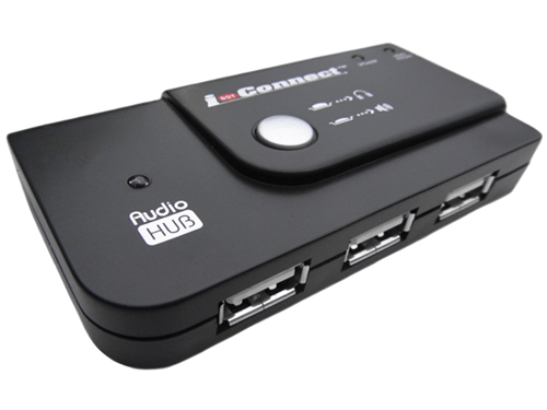 3 Port USB 2.0 Dual Channel VoIP Hub - Bottom