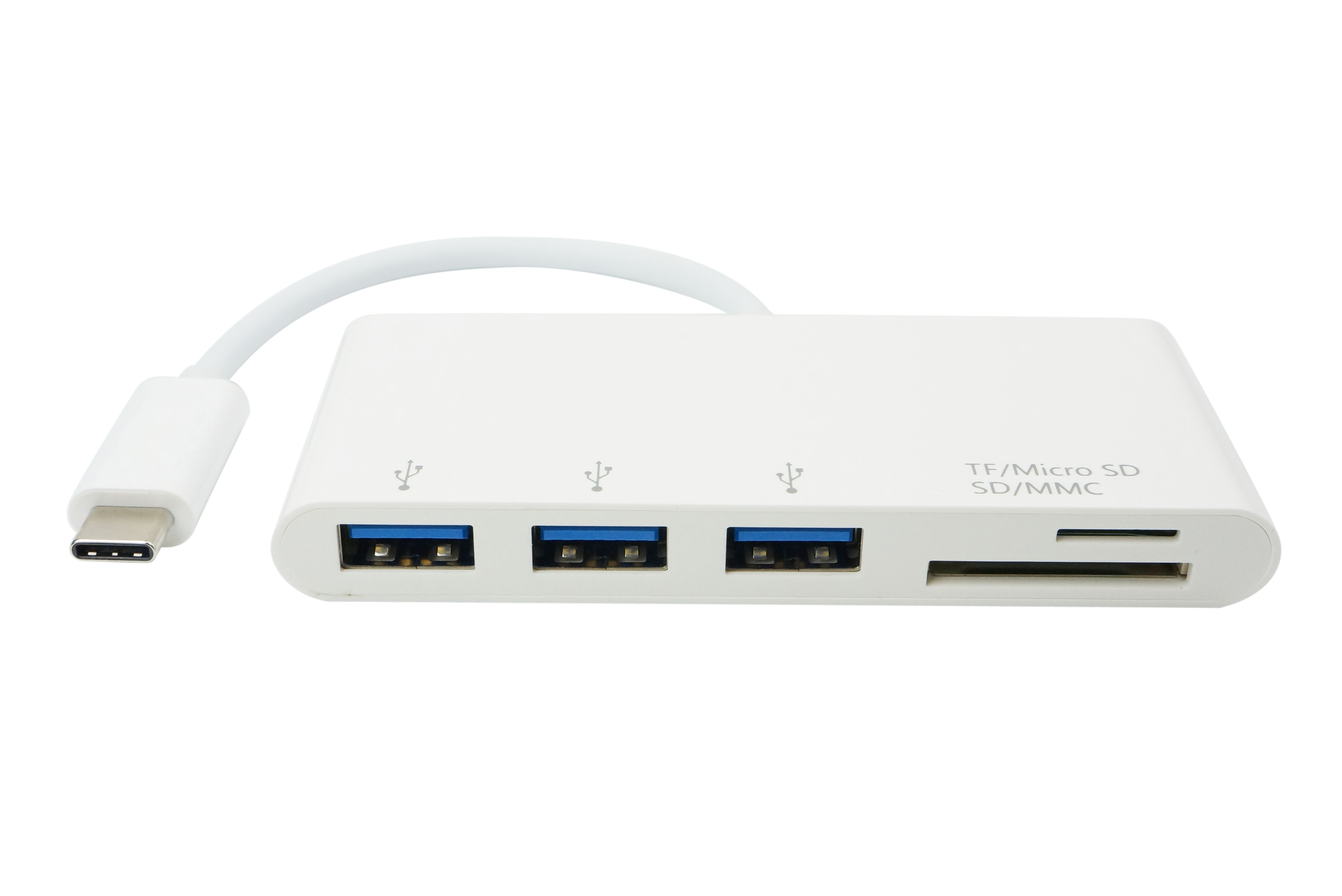USB 3.1 Type-C to Micro SD/TF + 3 X USB 3.0 Hub