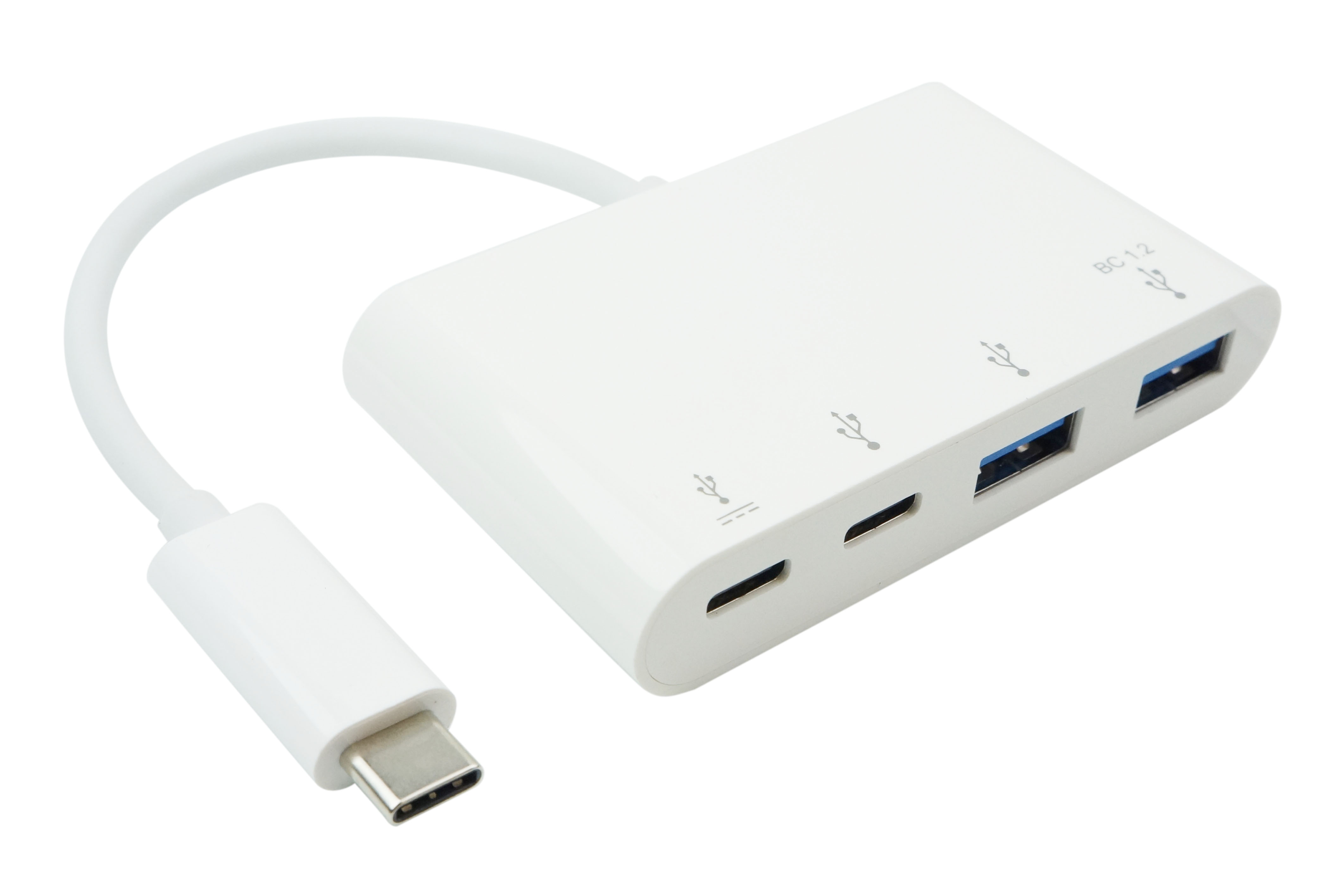 USB 3.1 Type-C to 2 X Type-CF (PD) Port + 2 X USB 3.0 Hub