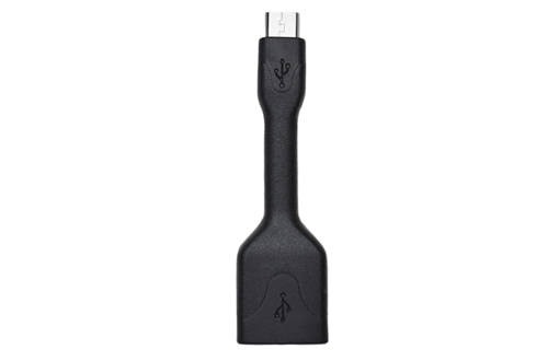 Micro USB OTG to USB Cable Adapter - Black