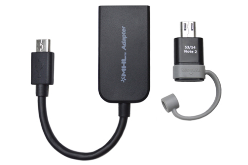MHL Micro USB to HDMI Connector with S3/S4 and Note 2/3 Adapter