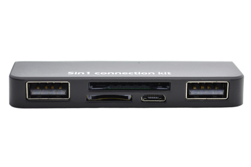 Microsoft RT, Surface 2 and Surface Pro Connection Kit with USB Host, Micro USB, Micro SDHC and Micro SD/MMC 4.0 - Bottom