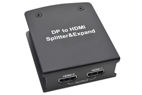Display Port to HDMI Splitter One to Two HDMI Output