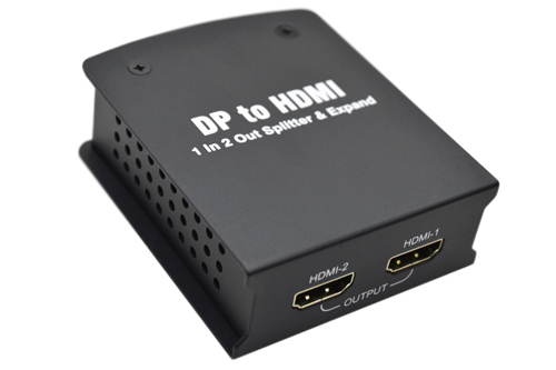 Display Port to HDMI Splitter / Expander One to Two HDMI Output