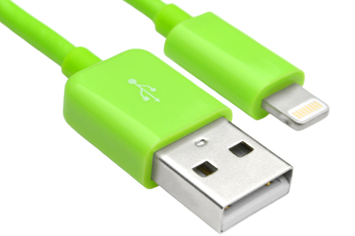 4ft Apple Certified Lightning to USB Sync and Charge Cable for iPod, iPhone, iPad, and iPad mini - Green