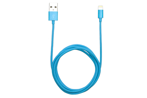 4ft (1.2m) Lightning to USB Sync and Charge Cable for iPod, iPhone, iPad, and iPad mini - Blue