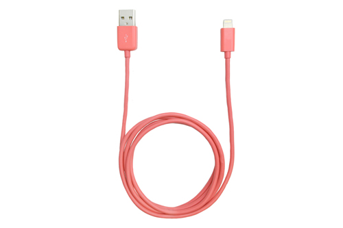 4ft (1.2m) Lightning to USB Sync and Charge Cable for iPod, iPhone, iPad, and iPad mini - Pink