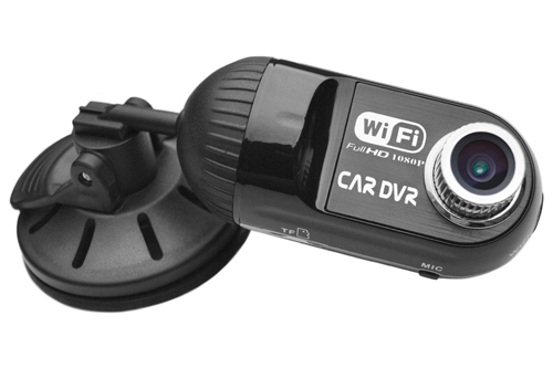 Wi-Fi DVR FULL HD Car Camera 130 Degree Wide Angle with Apps