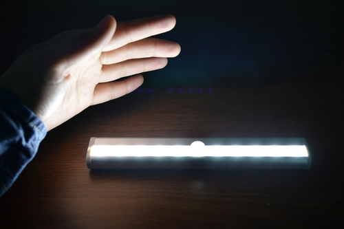 Stick-On Anywhere 10-LED Wireless Motion Sensing Light Bar